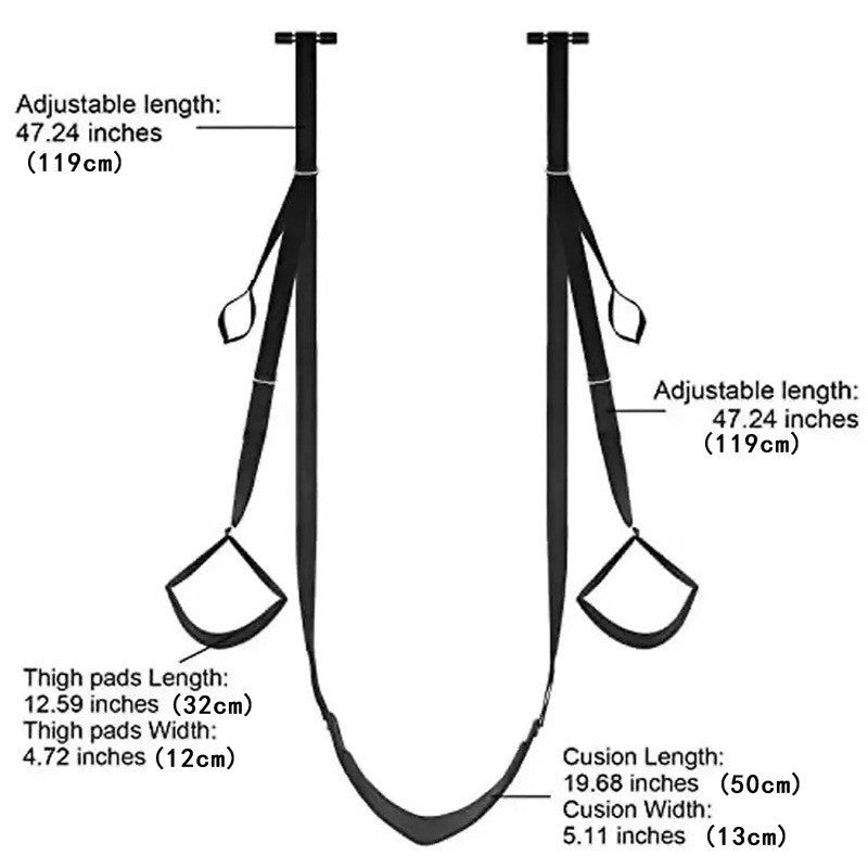Baloiço Erotico para Porta Carmen Swing — Nylon + Metal | Casais | Adultos (+18)