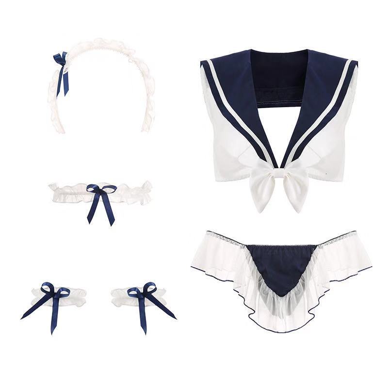 Fato Cosplay Marinheira JK Sexy em Renda — 3 Cores | Tamanho Único | Adultas (+18)