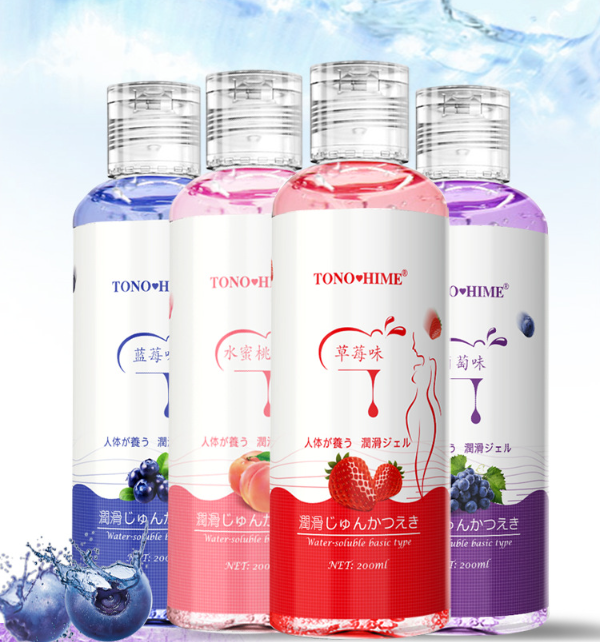 Lubrificante Íntimo com Sabor a Fruta 200ml — 4 Sabores | Adultos (+18)