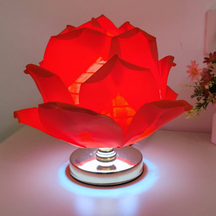 Rose Flower Bedside Table Lamp