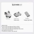 DJI Mini 4K Ultra HD Mini Aerial Drone with Intelligent Flight and Remote Control