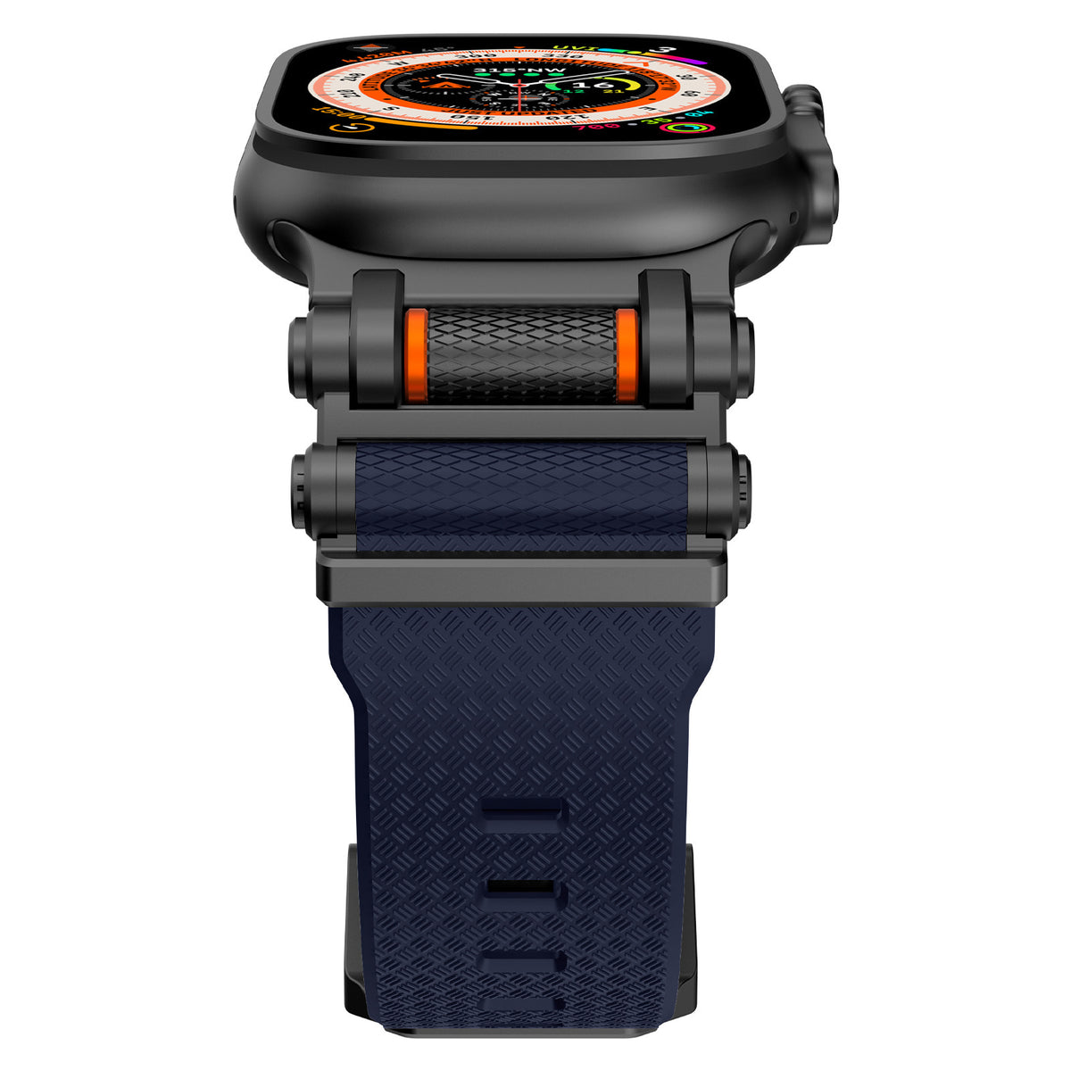 Fita em Fibra de Carbono e Silícone para Apple Watch e Samsung Ultra