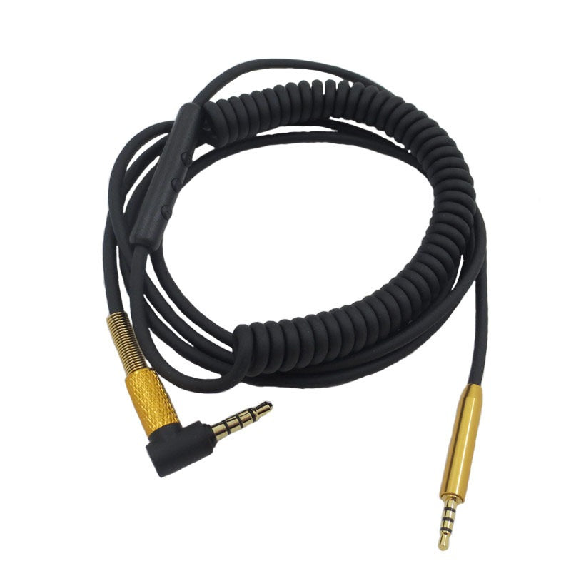 Suitable for BOSE QC25 QC35 JBL J55 88 headphone cable 2.5mm interface coiled cable