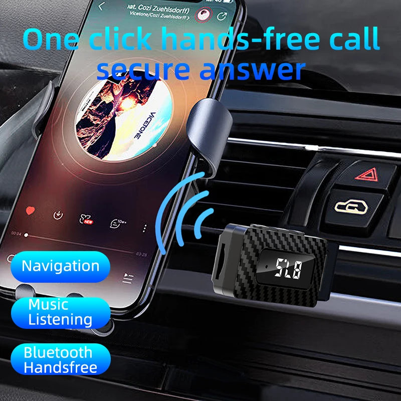 Bluetooth FM Transmitter for Car | Wireless Audio Receiver