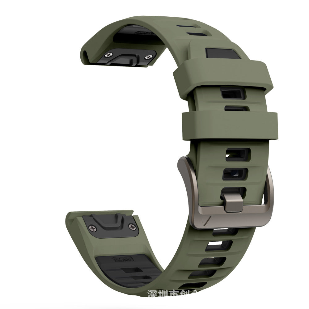 Fita de Silícone para Garmin Fenix 8 | 43/47/51mm | Quick-Release