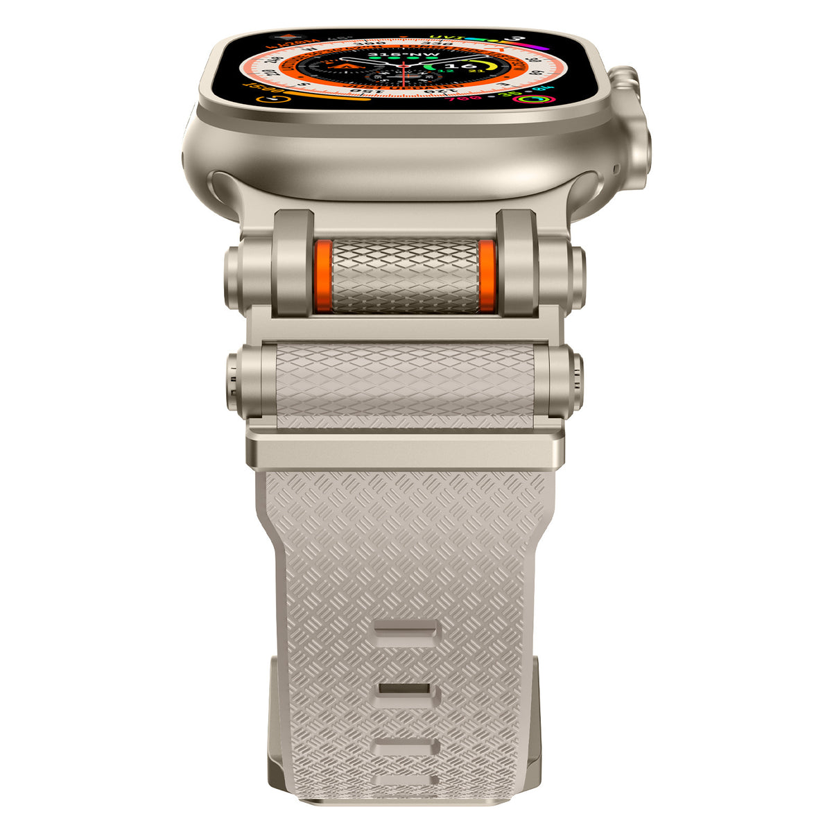 Fita em Fibra de Carbono e Silícone para Apple Watch e Samsung Ultra