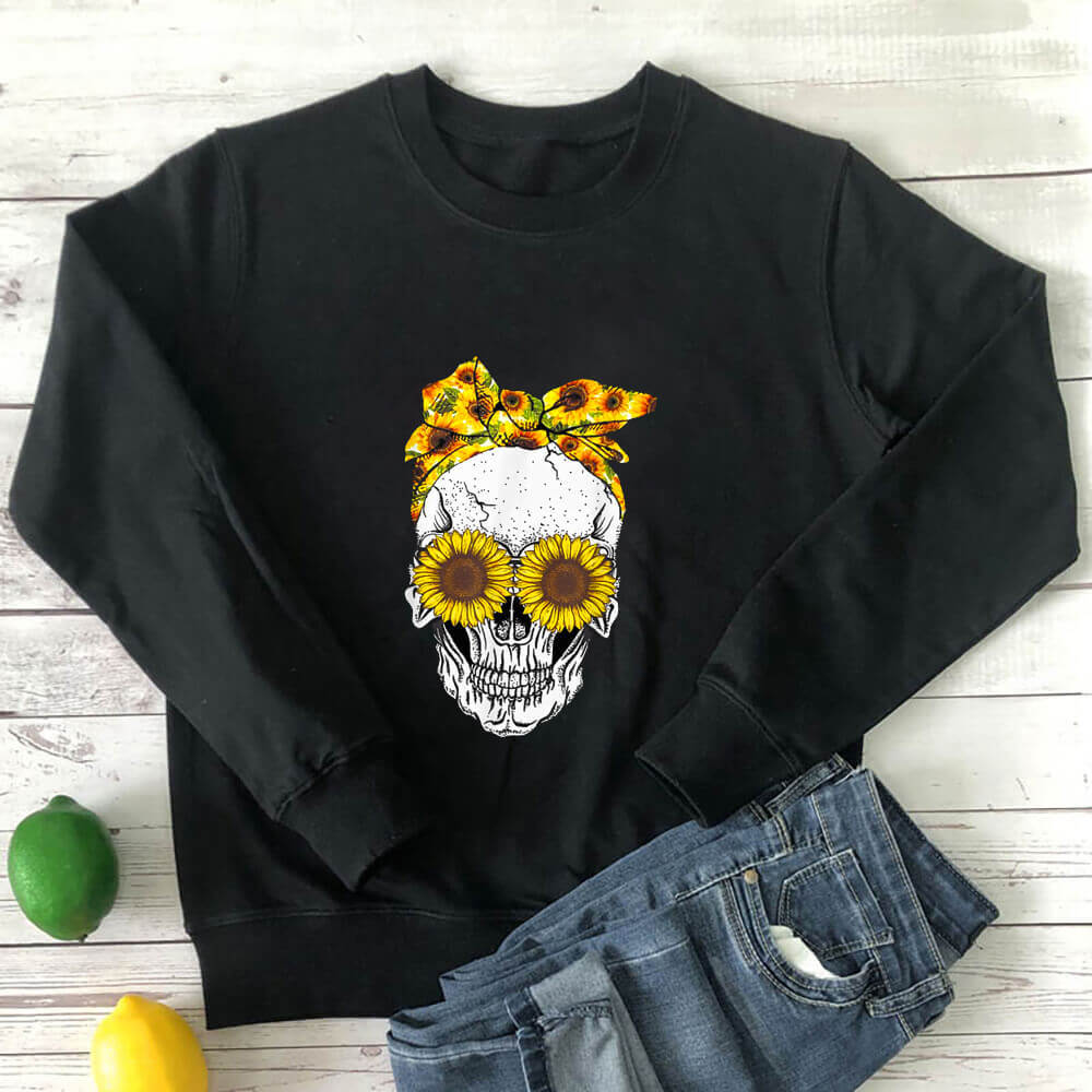 Skull Sunflower's new hoodie