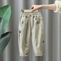Boys Casual Cargo Pants Long Trousers