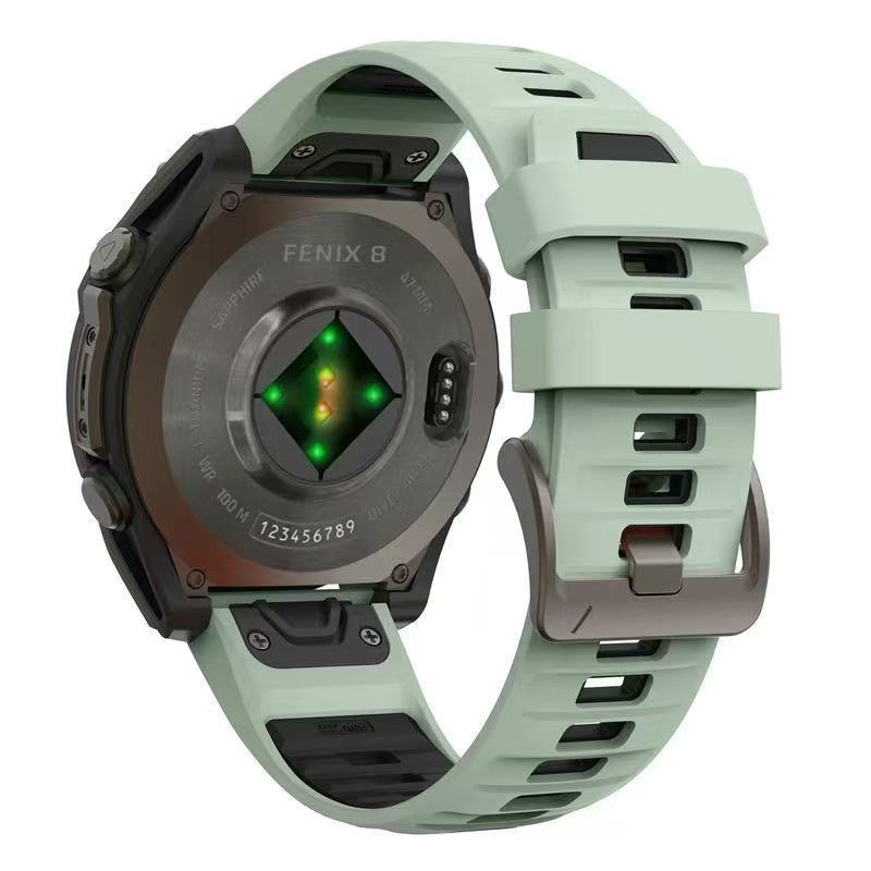 Fita de Silícone para Garmin Fenix 8 | 43/47/51mm | Quick-Release