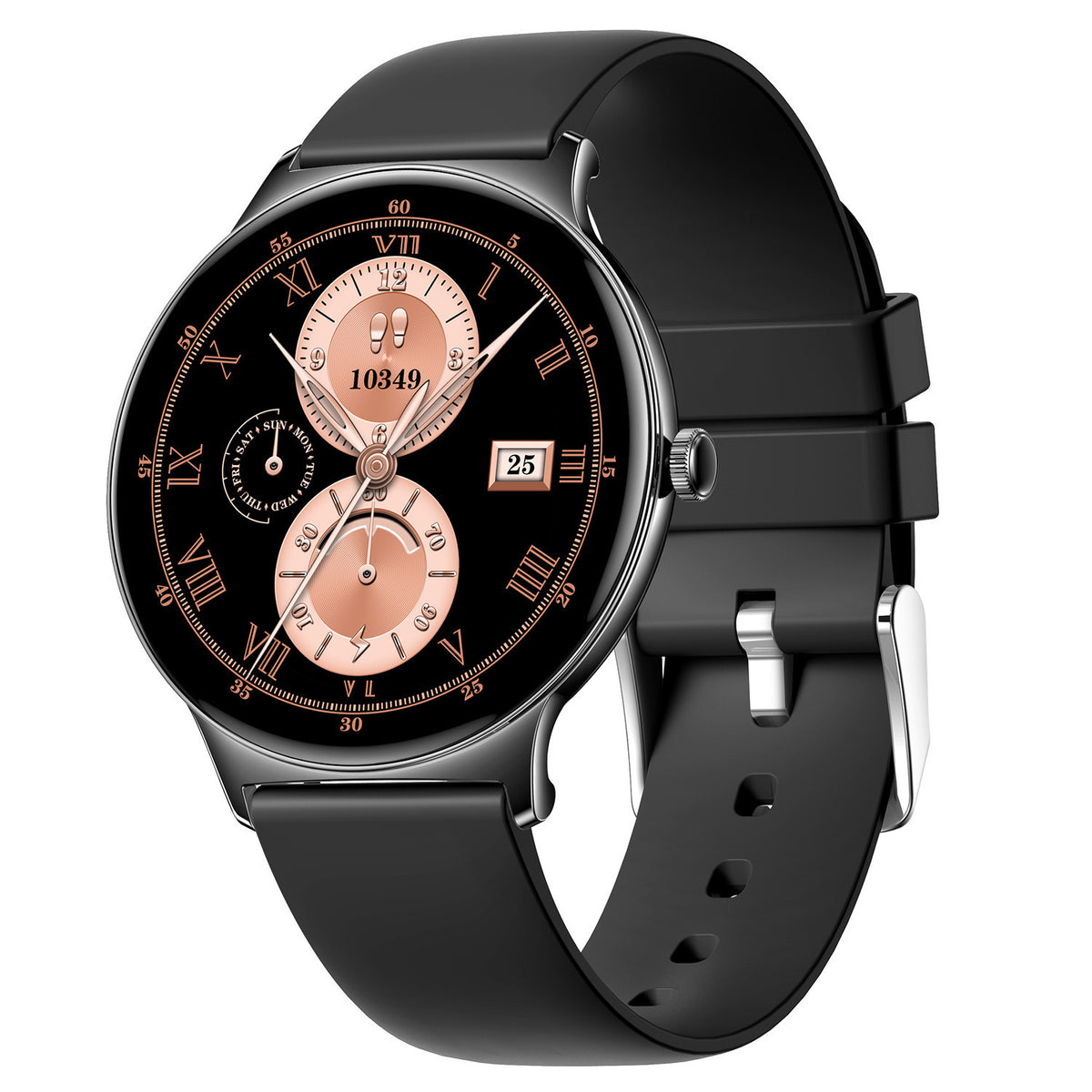 Smartwatch V89 Ultra-Slim – Ecrã AMOLED, Chamadas Bluetooth e Resistente à Água