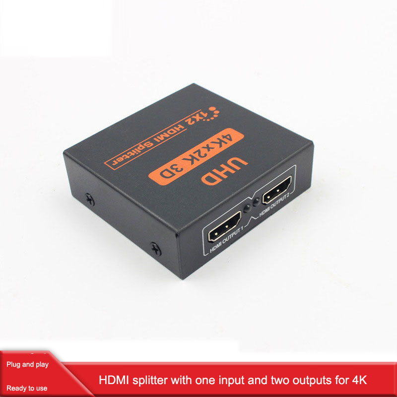 HDMI Splitter 1x2 4K*2K Video Computer HD Screen Organizer HDMI 1x2
