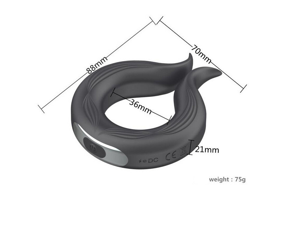 Anel Vibratório Recarregável em Silicone para Casais | Adultos (+18)