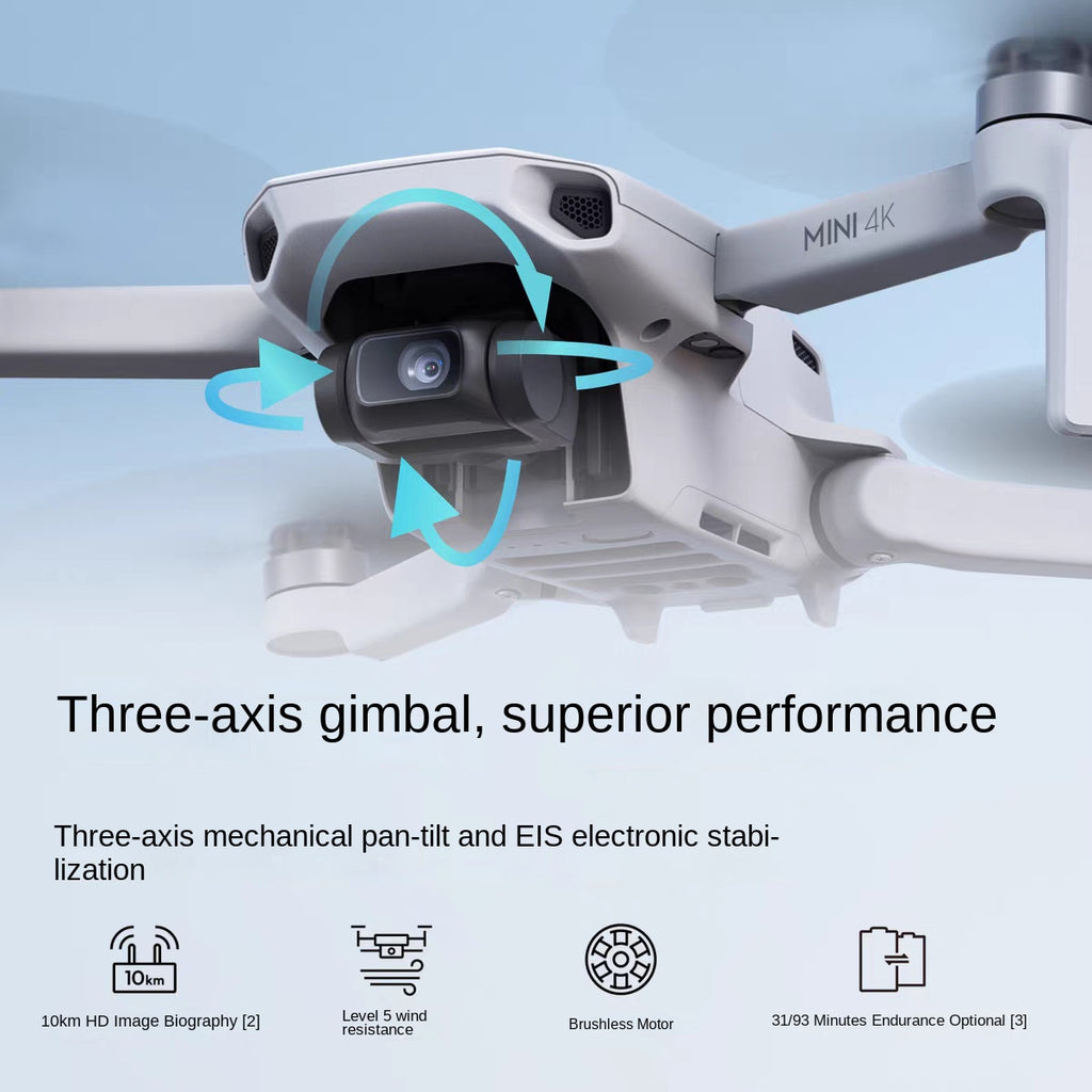 DJI Mini 4K Ultra HD Mini Aerial Drone with Intelligent Flight and Remote Control