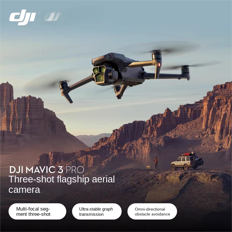 DJI Mavic 3 Pro Three-Camera Flagship Drone, DJI Mavic 3 Pro Cine HD Professional Master Edition Drone