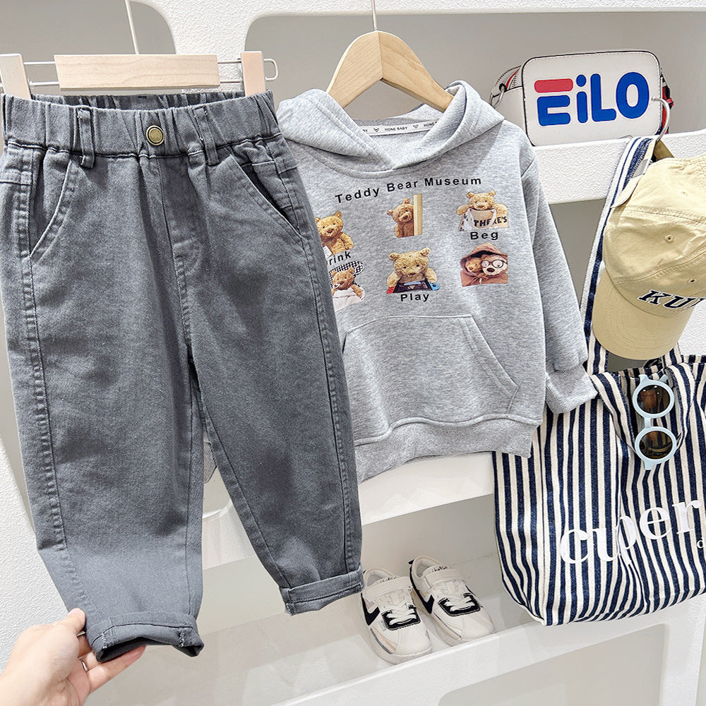 Children's Boy Pants Boys Casual Trousers Kids Cargo Pants Spring Long Pants