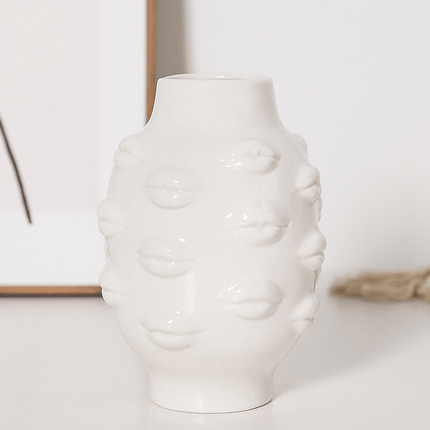 jarra de ceramica decorativa