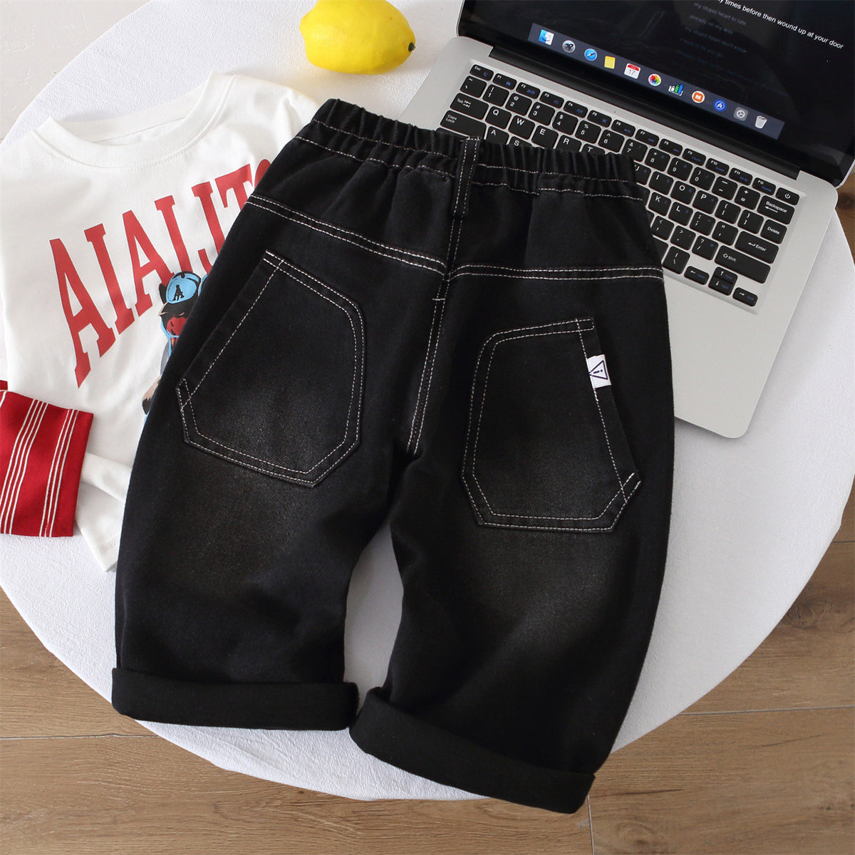 Boys' Cargo Denim Pants