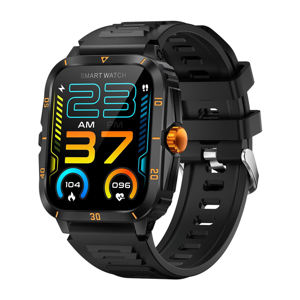KT71 smartwatch, 3-meter waterproof, heart rate and blood pressure monitoring, outdoor rugged sports watch with Bluetooth calling