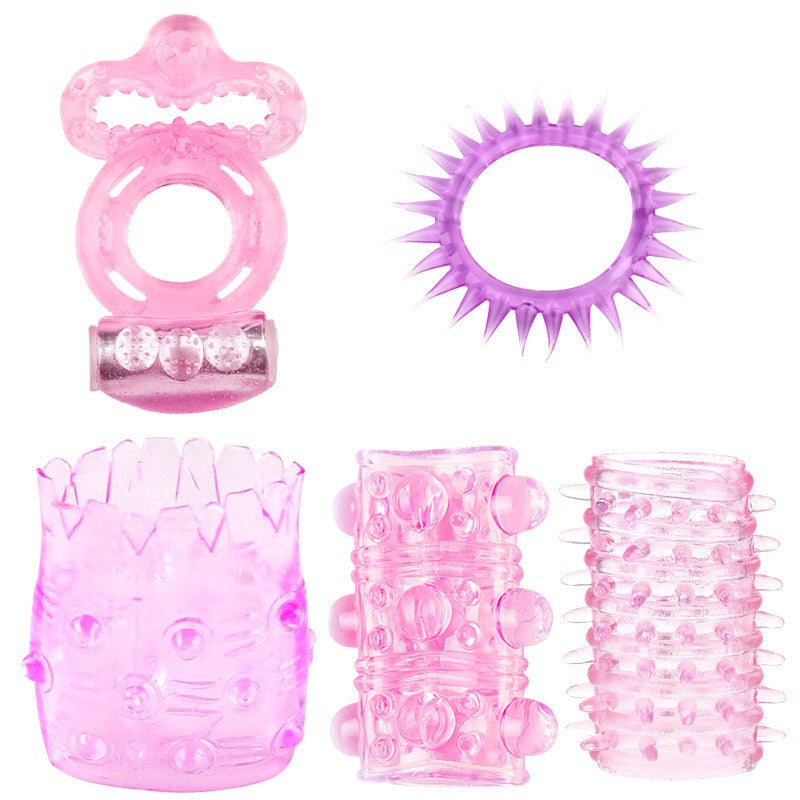 8-Piece Erotic Kit for Couples | Vibrating Rings | Adults (+18)