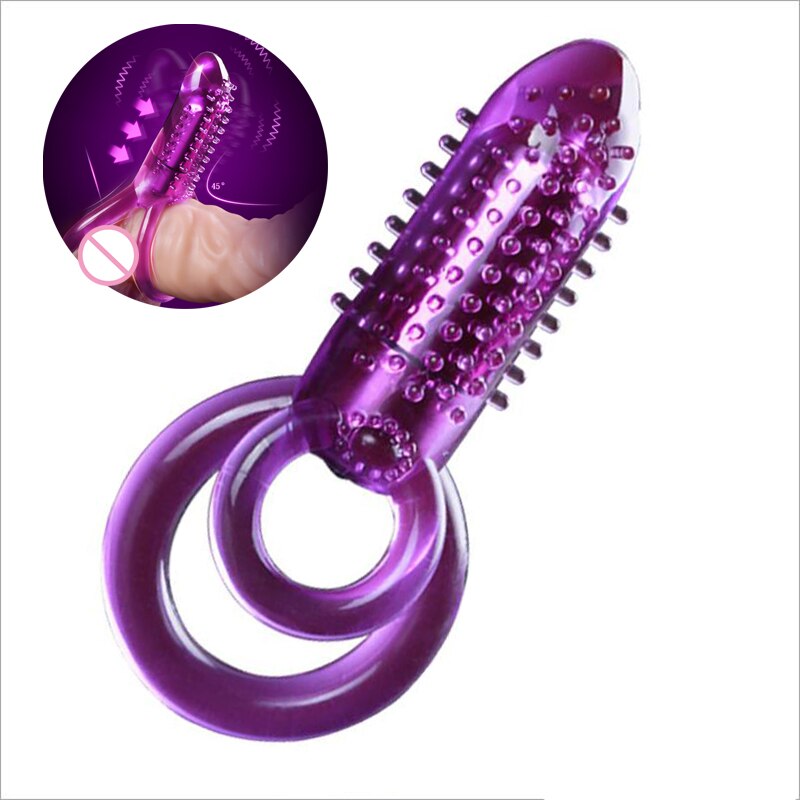 Dual-Ring Bullet Vibrator — 7 Speeds | G-Spot + Clitoris | Purple | Adult (+18)