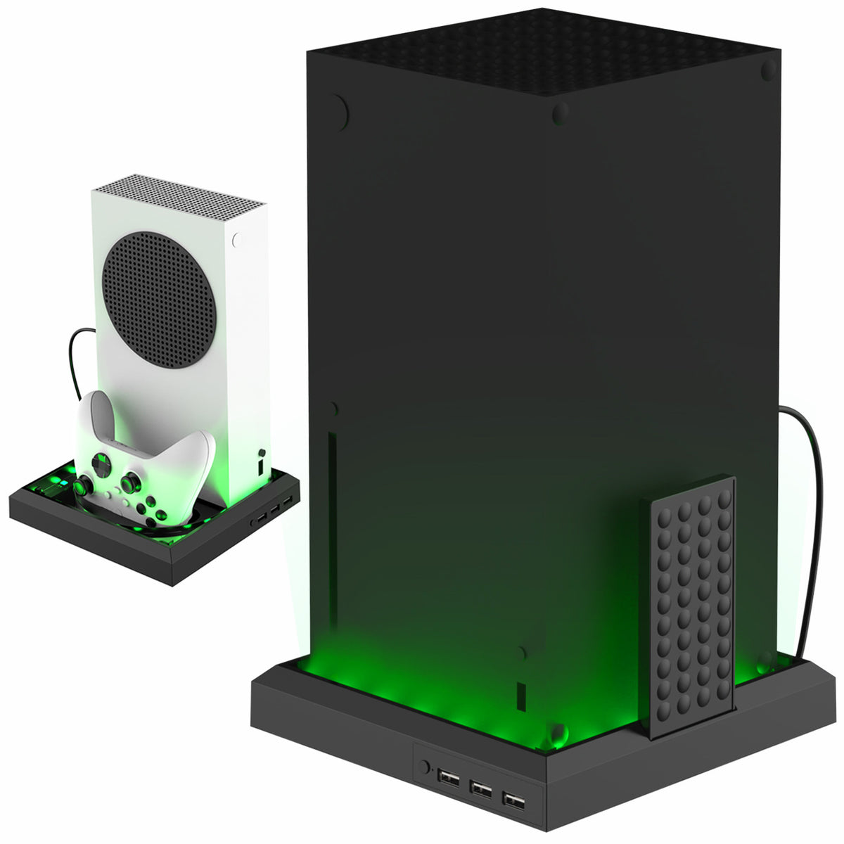 XBOX Series X/S controller, console, ambient lighting effect, RGB seven-color luminous base, gaming peripheral accessories