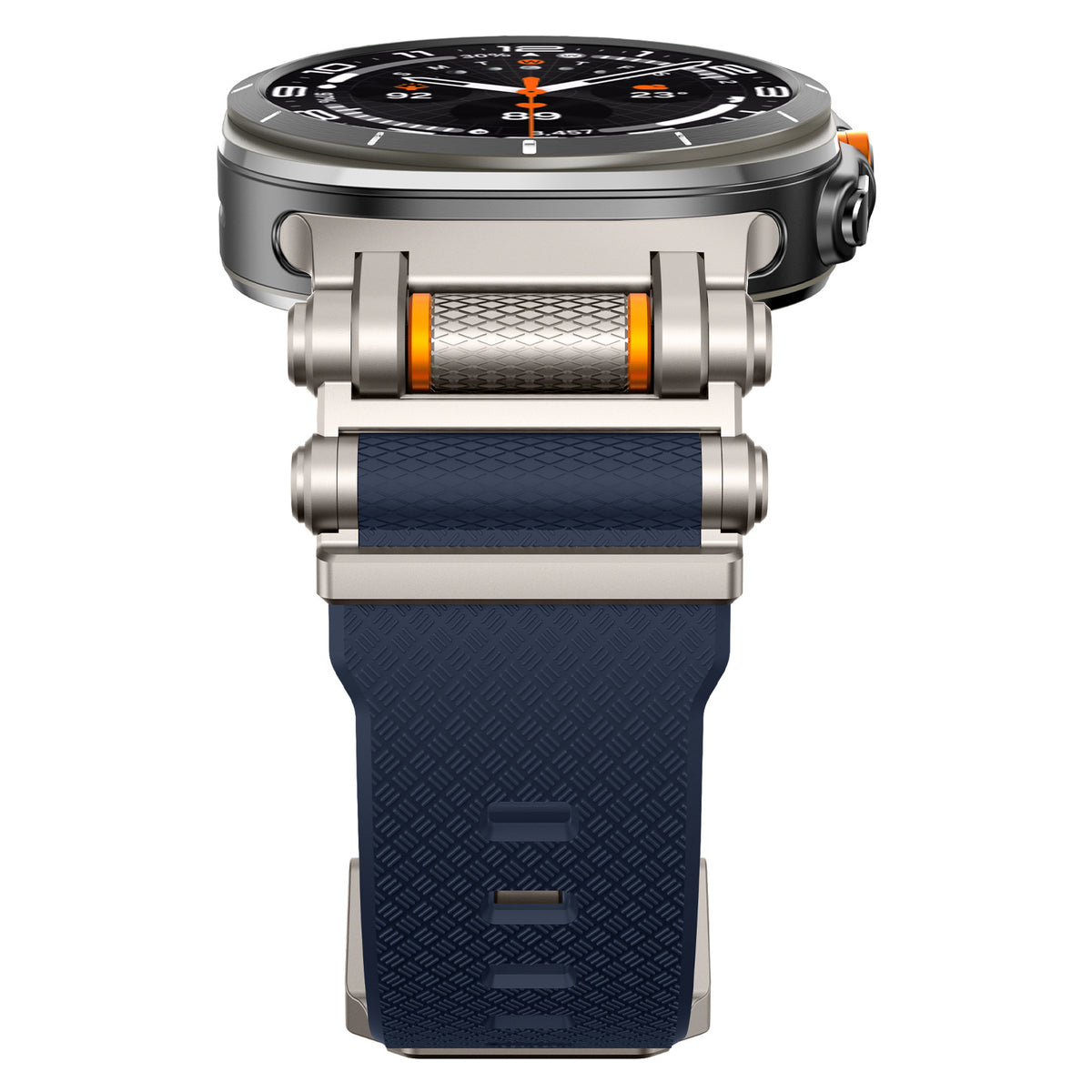 Fita em Fibra de Carbono e Silícone para Apple Watch e Samsung Ultra