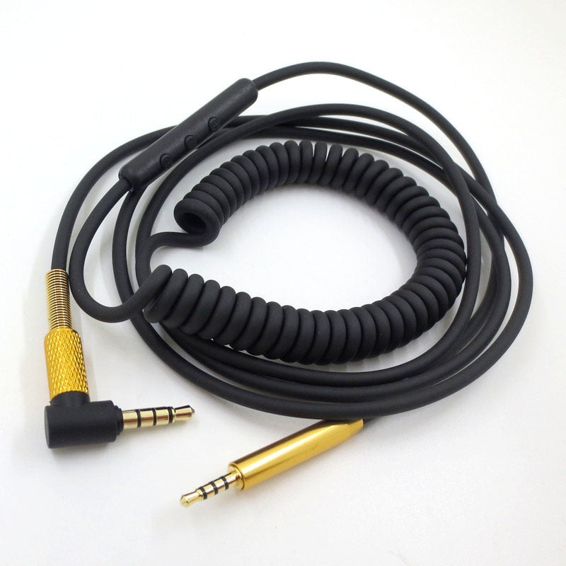 Suitable for BOSE QC25 QC35 JBL J55 88 headphone cable 2.5mm interface coiled cable