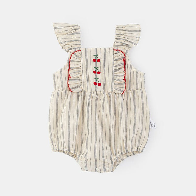 Cotton Baby Onesie Summer Outfit Infant Short Sleeve Romper Newborn Bodysuit Crawling Suit