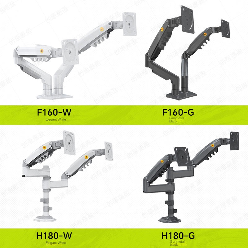 Suporte de Monitor Duplo Ajustável com Braço Giratório H180