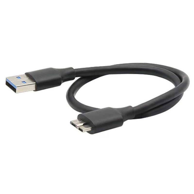 USB 3.0 hard drive data cable, USB 3.0 AM to Micro-B high-speed portable hard drive cable, hard drive enclosure data cable