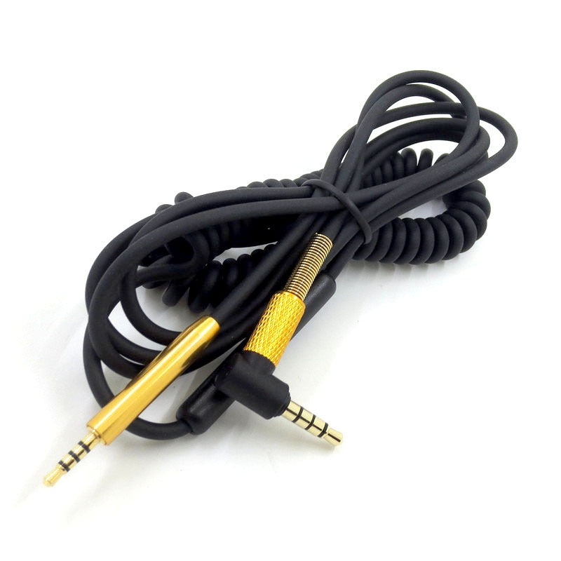 Suitable for BOSE QC25 QC35 JBL J55 88 headphone cable 2.5mm interface coiled cable
