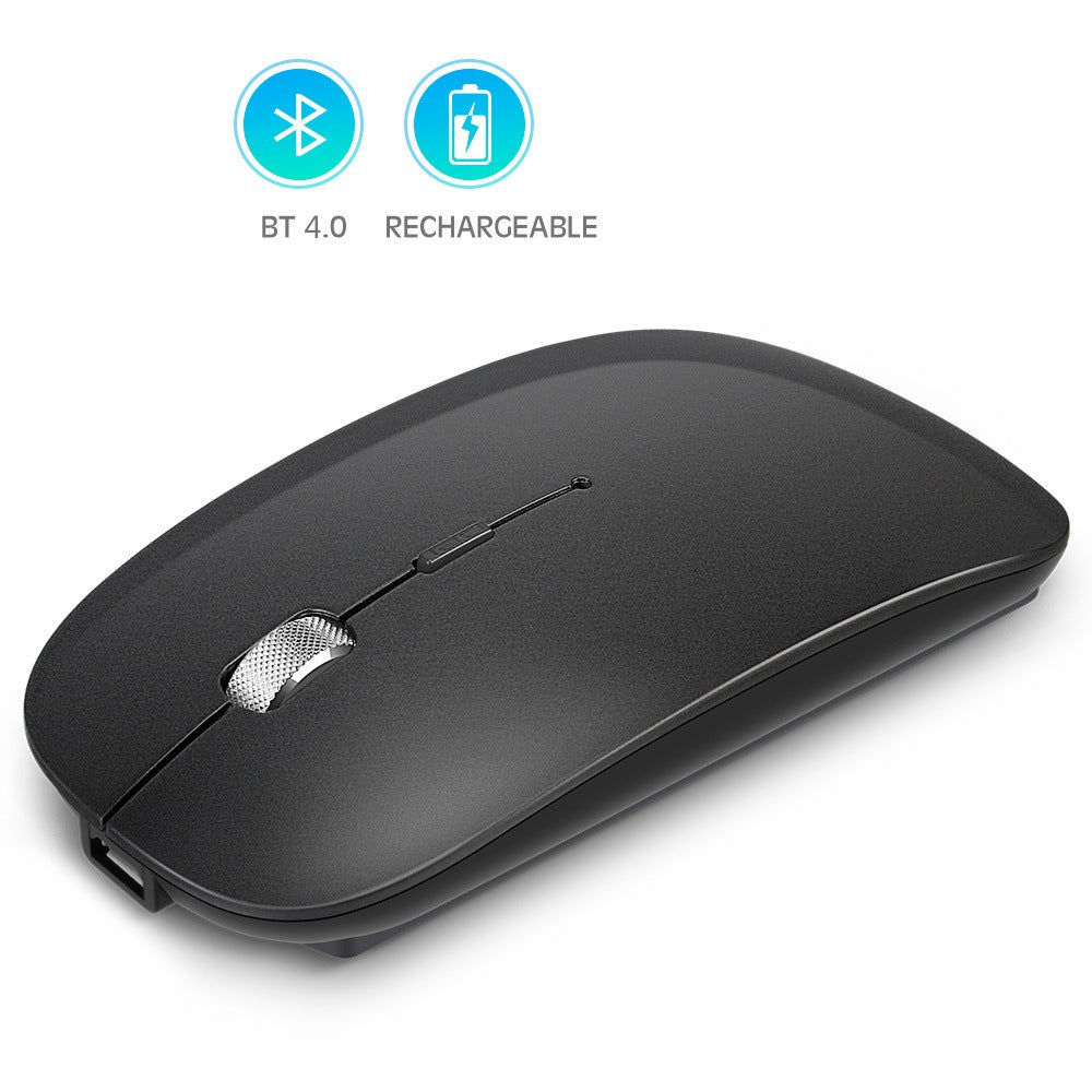 Rechargeable metal roller wireless Bluetooth dual-mode mouse for mobile phones and tablets