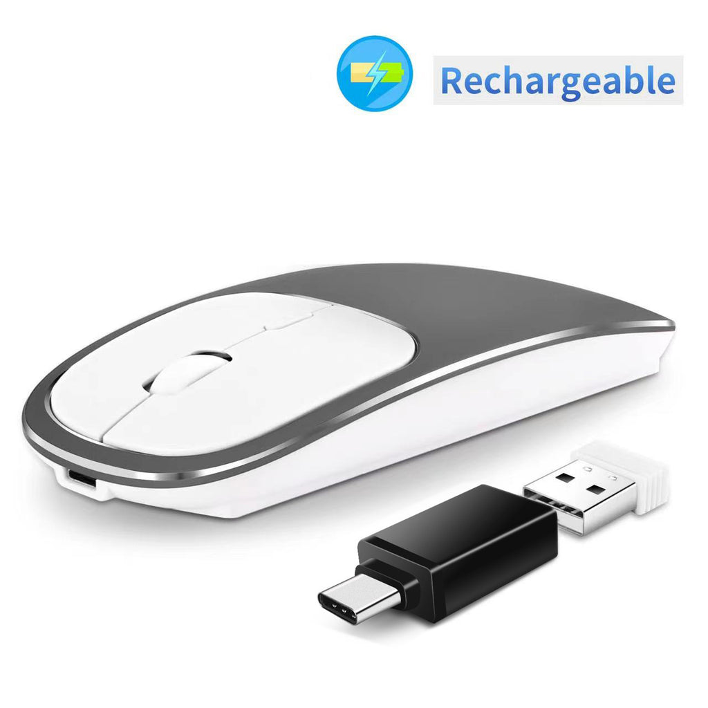Wireless Silent 2.4G Charging Mouse Portable for Desktop and Laptop Office Use