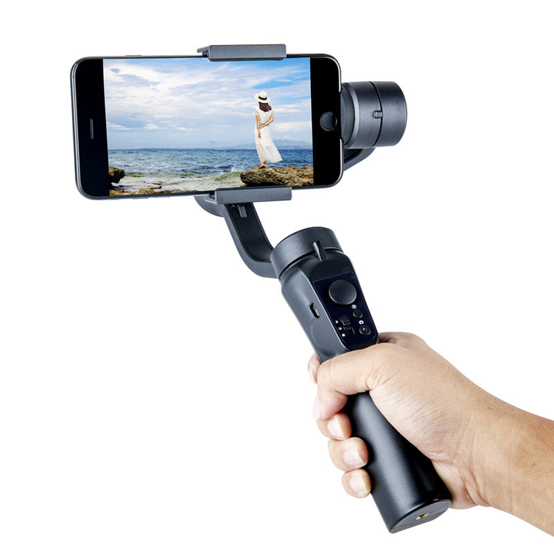 F8 mobile phone camera stabilizer, handheld three-axis anti-shake gimbal, TikTok live broadcast tripod, short video camera stabilizer