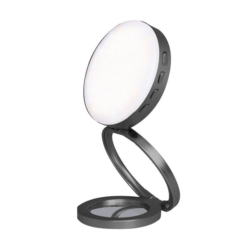 New YSH-126 LED Magnetic Phone Fill Light Photography Lamp Desktop Video Conference Live Pocket Light Mirror