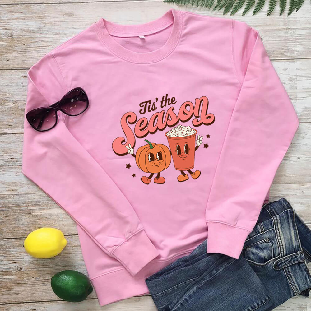 Pumpkin printed hoodie