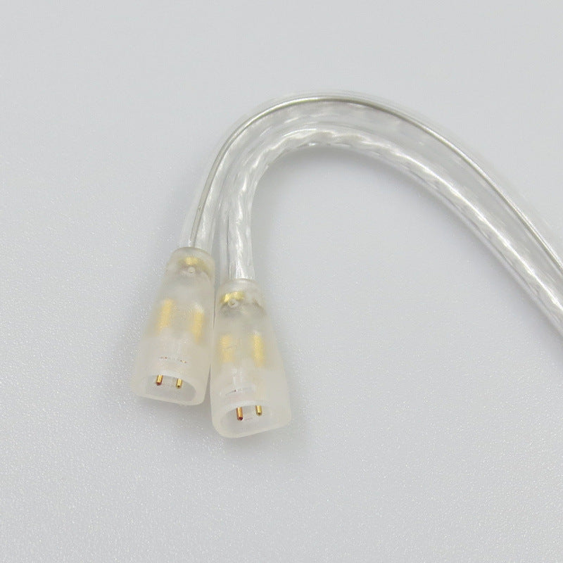 IE80S Fever Single Crystal Copper Silver-Plated Earphone Upgrade Cable