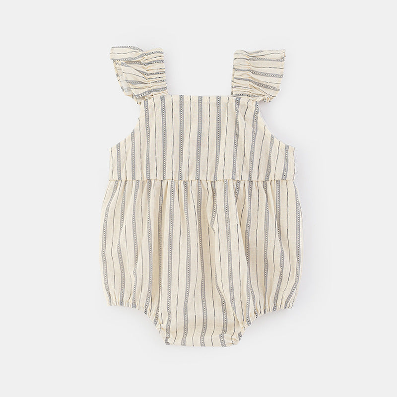Cotton Baby Onesie Summer Outfit Infant Short Sleeve Romper Newborn Bodysuit Crawling Suit
