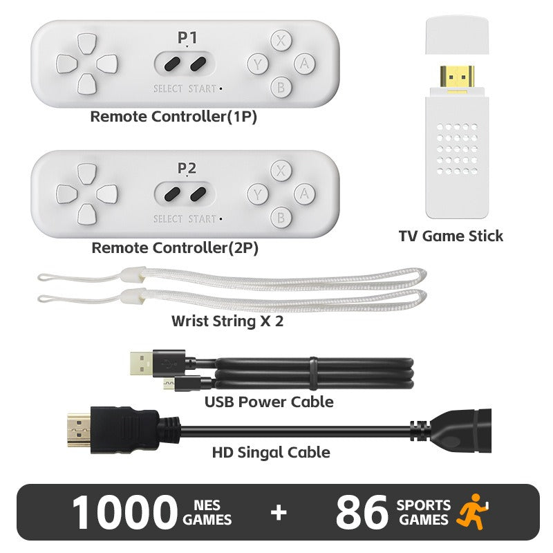 Consola de Jogos de TV Doméstica Y2 FIT Versão Atualizada Interativa com Jogos de Corrida e Corte de Frutas