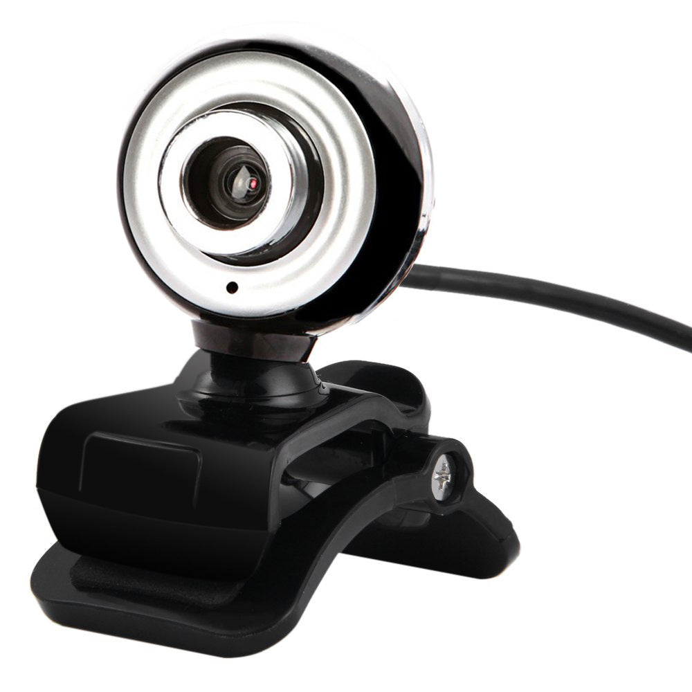 Curso online com câmara de alta definição 480P e microfone com isolamento de som integrado para gravação de vídeo