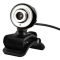 Curso online com câmara de alta definição 480P e microfone com isolamento de som integrado para gravação de vídeo