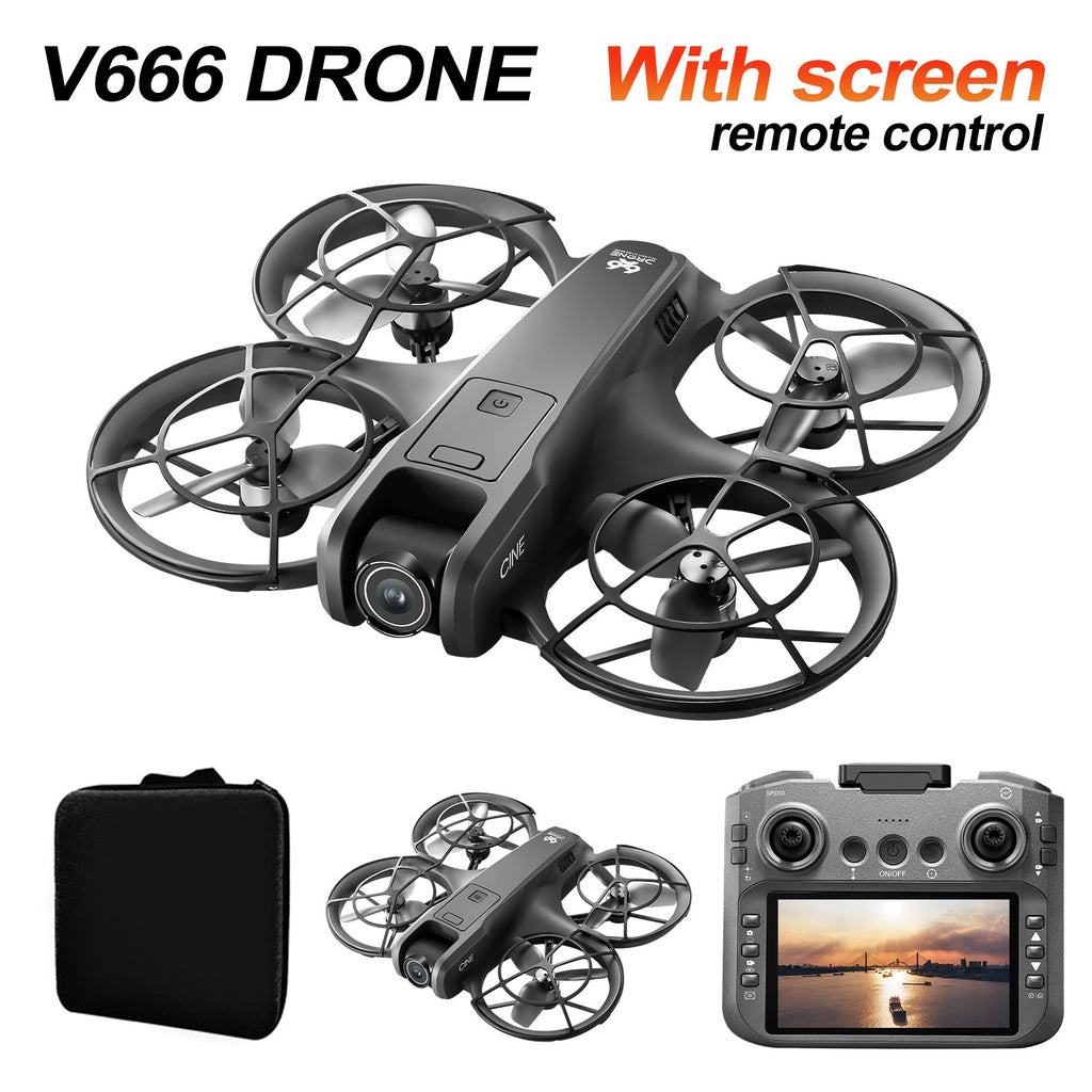 Foldable GPS Drone with Screen for Aerial Photography Remote Control Aircraft