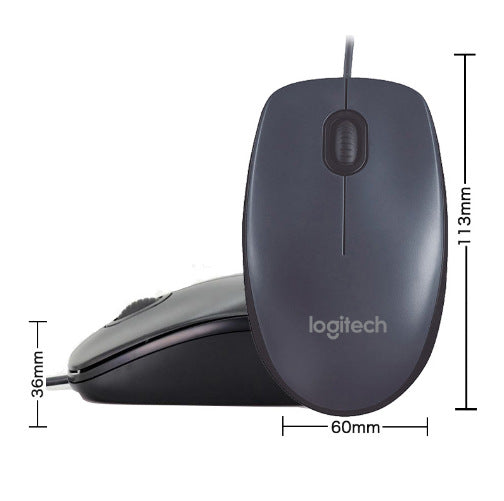 Logitech M91P Enterprise USB Office Mouse, Computer Gaming Wired Mouse