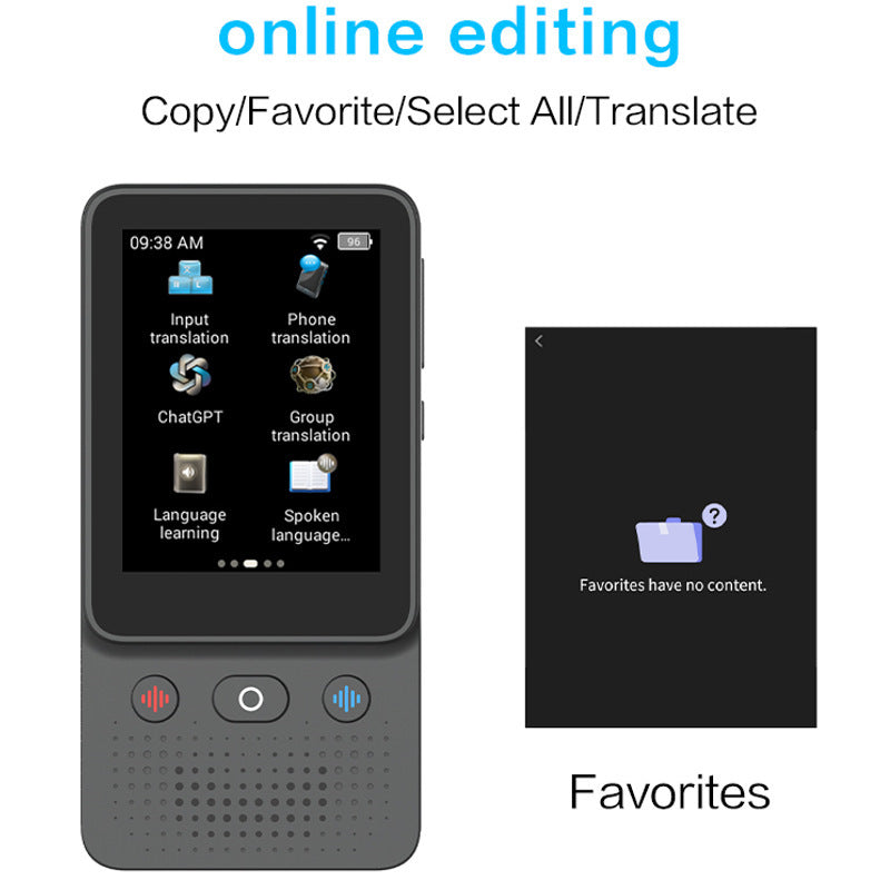 T2 Accurate Offline Translator for Overseas Meetings, Photography, Recording, and Text Translation
