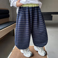 Style Casual Boys Lantern Pants Drawstring Hem Sweatpants