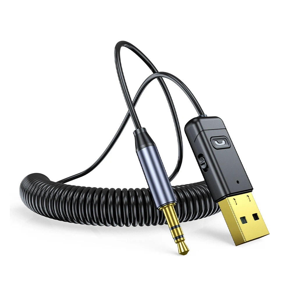 Adaptador Bluetooth 5.0 AMPrime para Carro com AUX e Navegação