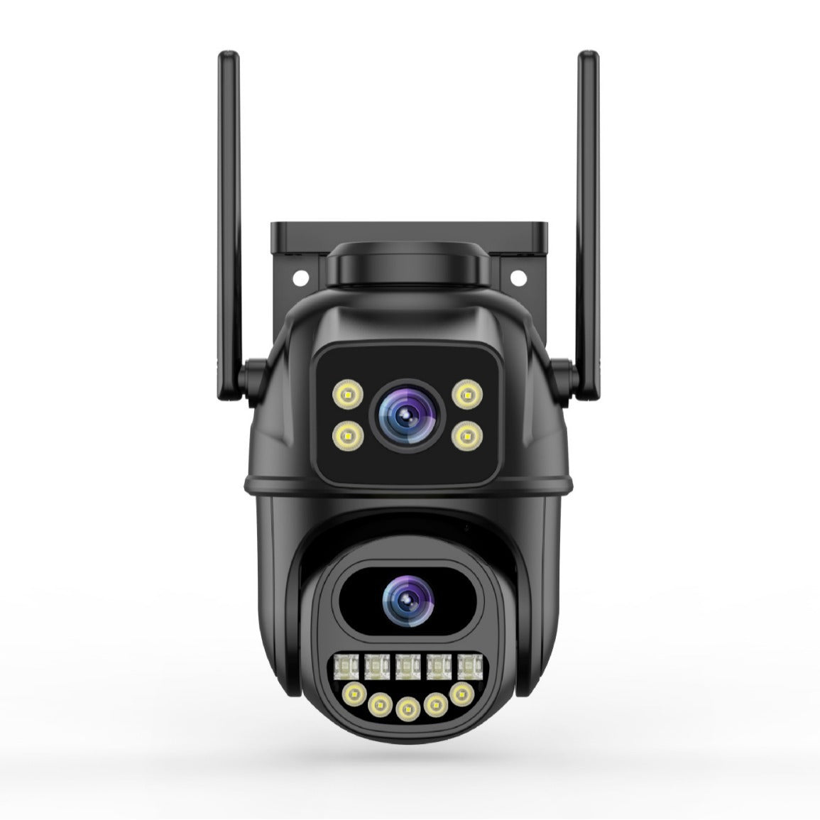 Dual screen wireless 360 degree mobile remote outdoor WiFi monitoring camera