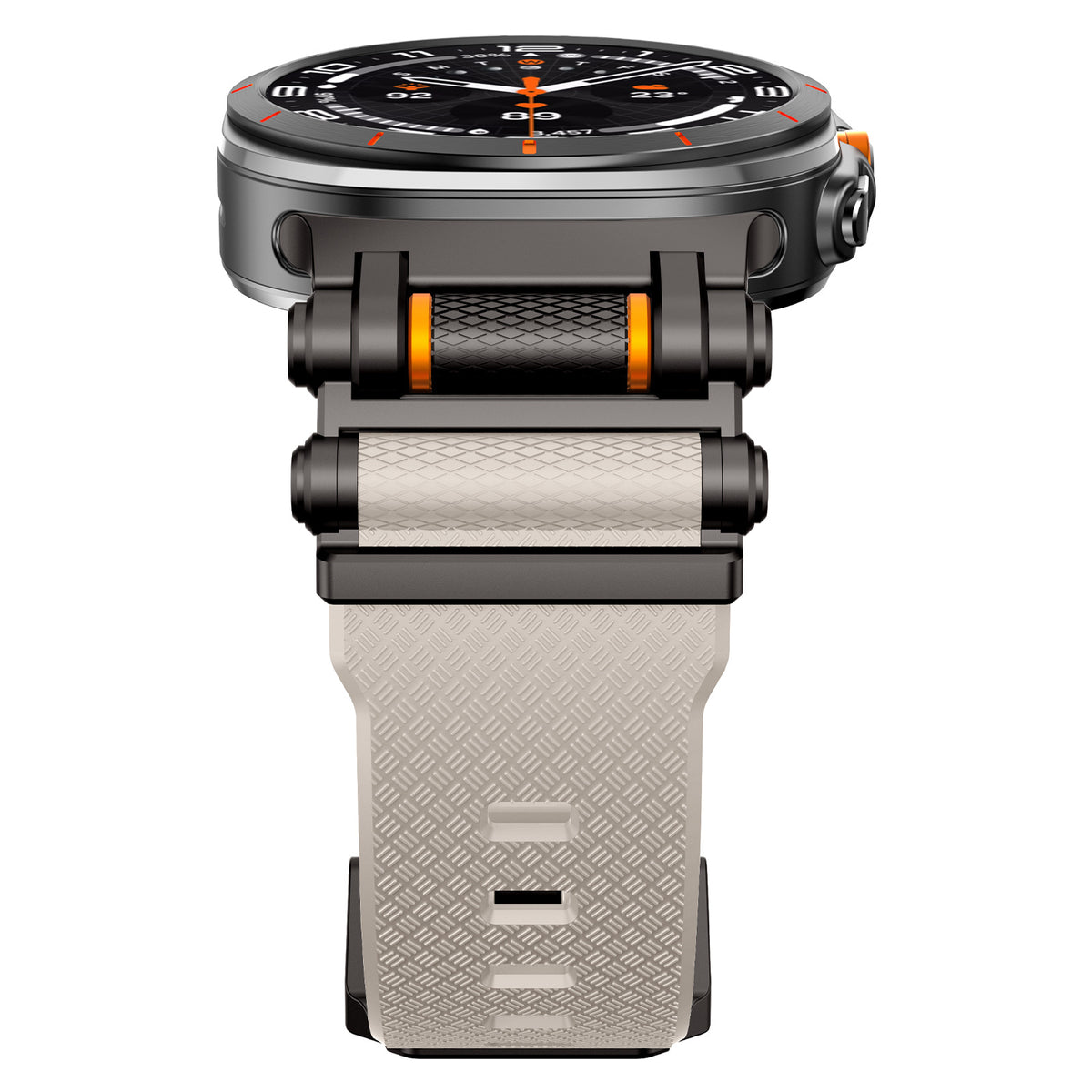 Fita em Fibra de Carbono e Silícone para Apple Watch e Samsung Ultra
