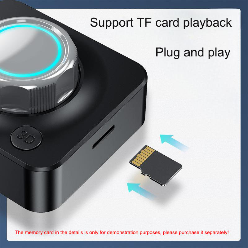 Bluetooth adapter audio receiver, Bluetooth 5.0 audio receiver, TF card MP3 player