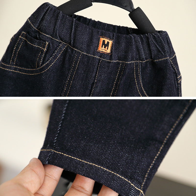 Boys Casual Straight Leg Jeans